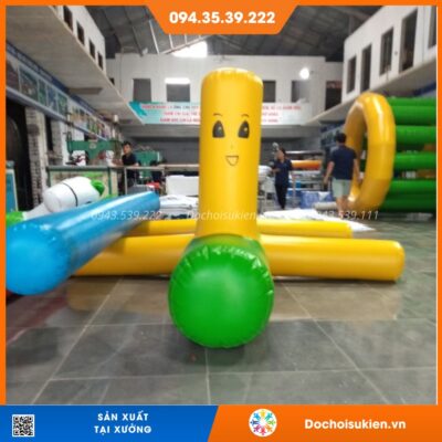 Phao mặt cười bơm hơi